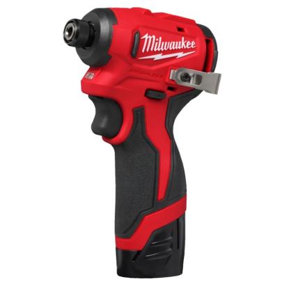 M12 BLIDRC-202C - Kompaktowa zakrętarka udarowa 1/4" HEX 12 V, 2.0 Ah, w walizce, z 2 akumulatorami i ładowarką, 4933499690