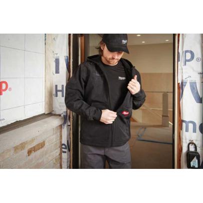 SJ BL M - Kurtka Softshell z kapturem FREEFLEX™, czarna, rozmiar M, 4932498272