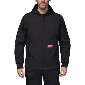 SJ BL XL - Kurtka Softshell z kapturem FREEFLEX™, czarna, rozmiar XL, 4932498274