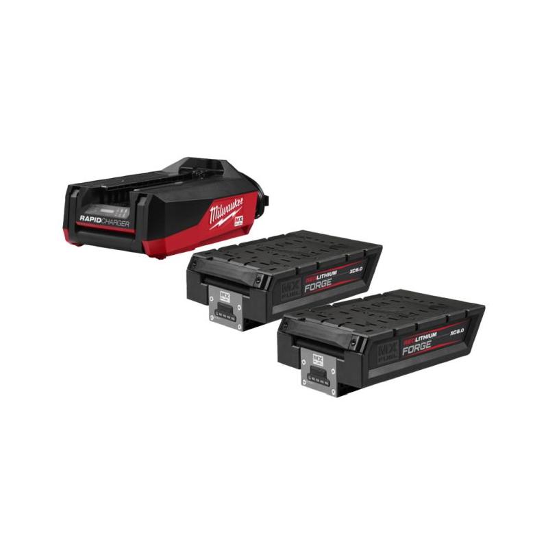 MXF FORGENRG-802FC - Zestaw 2 akumulatorów MX FUEL™, FORGE™, ONE-KEY™, Li-ion, 8.0 Ah + szybka ładowarka, 4932500037 MXF FORGENRG-802FC - Zestaw 2 akumulatorów MX FUEL™, FORGE™, ONE-KEY™, Li-ion, 8.0 Ah + szybka ładowarka, 4932500037