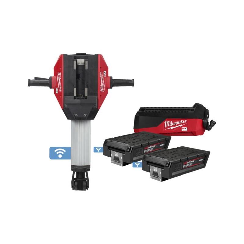 MXF DH2528H-802 - Młot wyburzeniowy w klasie 25 kg 64J HEX 28mm 8.0Ah MXFUEL™ ONE-KEY™ z 2 akumulatorami i ładowarką, 4933499993 MXF DH2528H-802 - Młot wyburzeniowy w klasie 25 kg 64J HEX 28mm 8.0Ah MXFUEL™ ONE-KEY™ z 2 akumulatorami i ładowarką, 4933499993