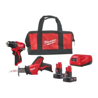 M12 BLPP2A-402B - Zestaw POWERPACK M12™, M12 BLDDRC, C12 HZ, 2 x 4.0 Ah + ładowarka, w torbie, 4933499692