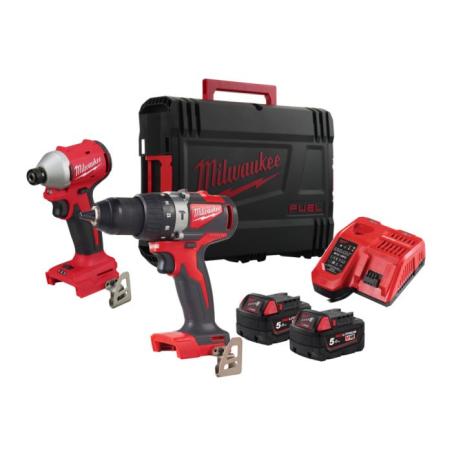 M18 BLPP2A3-502X - Zestaw POWERPACK M18™, M8 BLPD2, M18 BLIDR, 2 x 5.0 Ah + ładowarka, 4933492844
