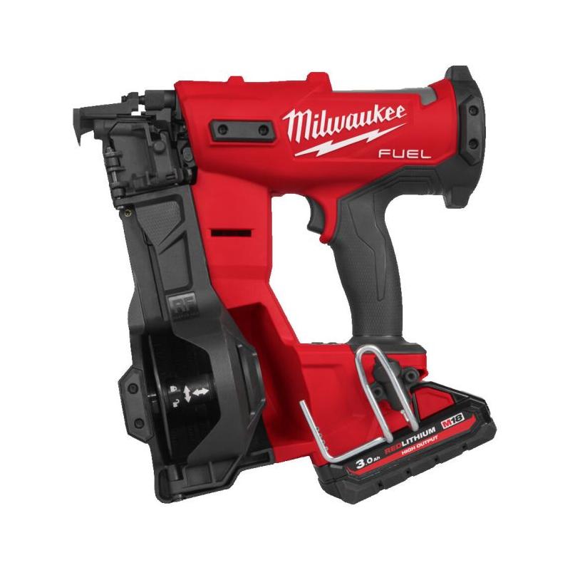 M18 FRCN45-302X - Gwoździarka dekarska bębnowa 18 V, 3.0 Ah, FUEL™, w walizce, z 2 akumulatorami i ładowarką, 4933498169