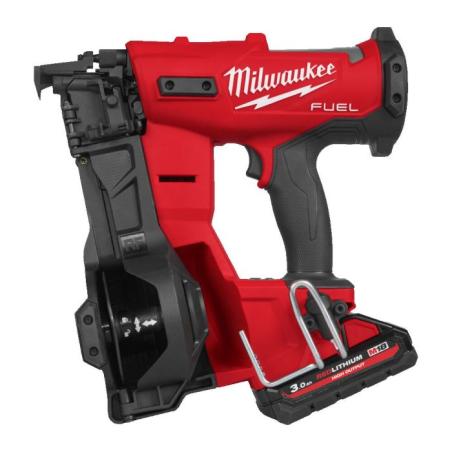 M18 FRCN45-302X - Gwoździarka dekarska bębnowa 18 V, 3.0 Ah, FUEL™, w walizce, z 2 akumulatorami i ładowarką, 4933498169