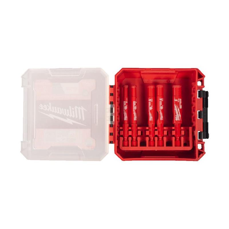 4932498299 - Zestaw wierteł diamentowych Hex Diamond Max do wiercenia na mokro/sucho, 6 - 10 mm (5 szt.)