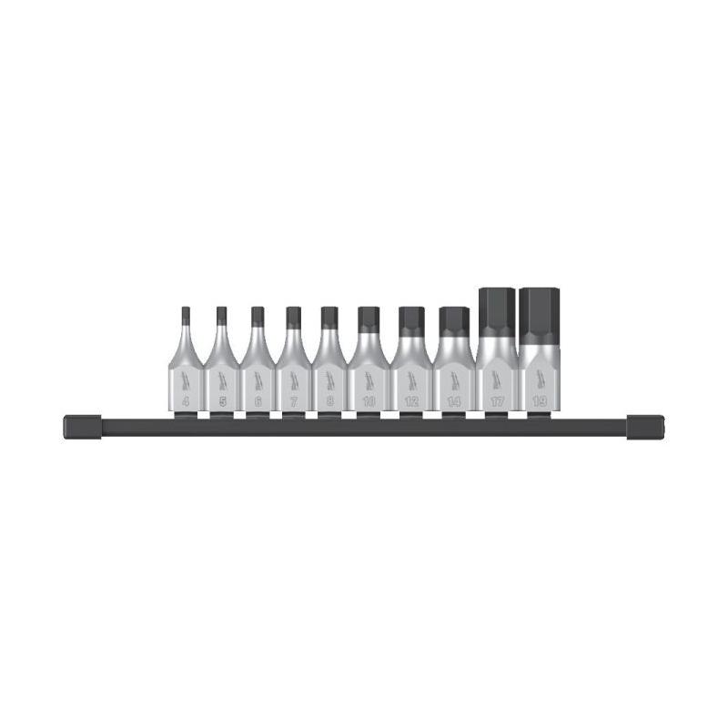 4932480853 - Zestaw nasadek trzpieniowych 1/2" do śrub 6-kątnych, 4 - 19 mm (10 szt.)