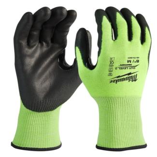 4932492922 - Rękawice odporne na przecięcia o podwyższonej widzialności, poziom ochrony 3/C, rozmiar XXL/11 (12 par)