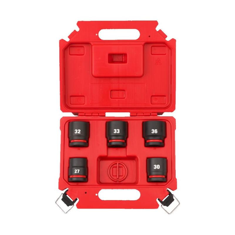 4932498751 - Zestaw nasadek udarowych krótkich Shockwave 1", 6-kątnych, 27 - 36 mm (5 szt.)