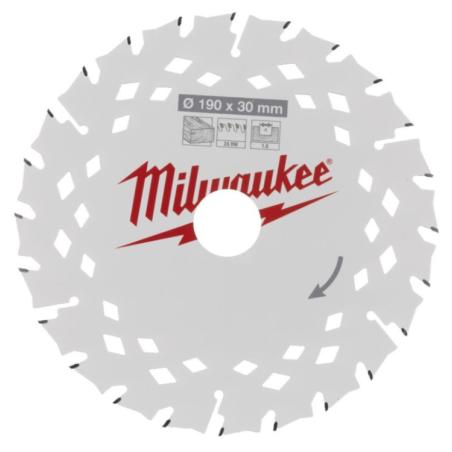 4932498976 - Tarcza pilarska do drewna 190 x 30 mm, 24 zęby