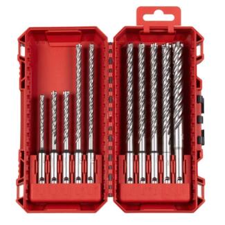 4932500062 - Zestaw wierteł udarowych do betonu SDS-Plus MX4, 4-ostrzowe, 5 - 12 mm (10 szt.)