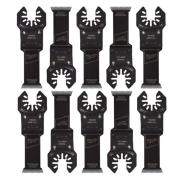 48851259 - Brzeszczot bimetalowy do Multitoola z powłoką tytanową do cięcia miękkich metali i PVC, 28 mm (3 szt.)