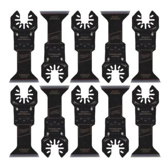 48851269 - Brzeszczot bimetalowy do Multitoola do cięcia wgłębnego wielu materiałów, 45 mm (10 szt.)