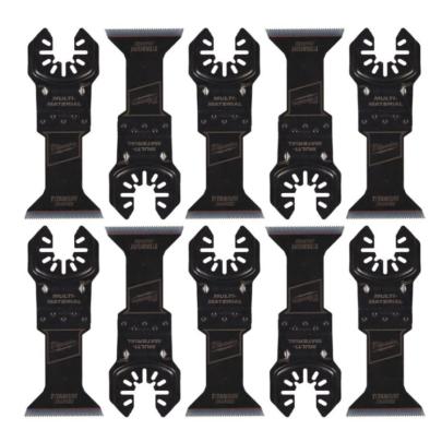 48851269 - Brzeszczot bimetalowy do Multitoola do cięcia wgłębnego wielu materiałów, 45 mm (10 szt.)