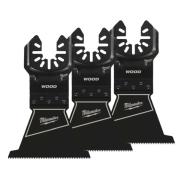 48851113 - Ostrze do Multitoola do cięcia wgłębnego miękkiego drewna, 64 mm (3 szt.)