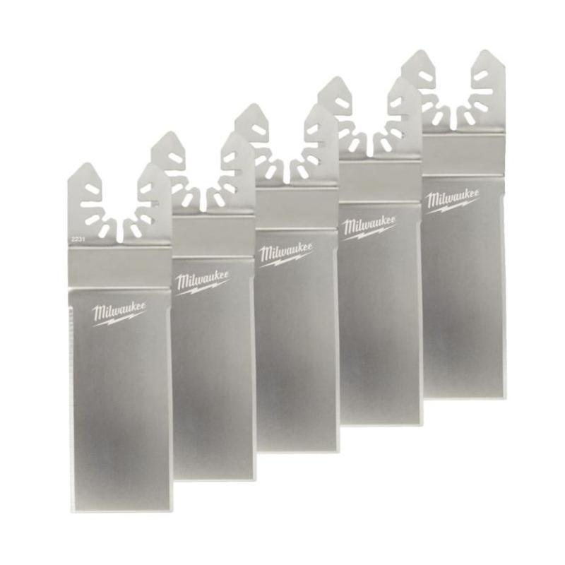 48852231 - Ostrze do Multitoola do cięcia uszczelniaczy, wykonane z litej stali nierdzewnej, 32 mm (5 szt.)