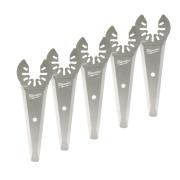 48852241 - Ostrze do Multitoola do cięcia masy uszczelniającej, wykonane z litej stali nierdzewnej, 10 mm (5 szt.)