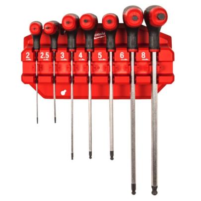 4932498677 - Zestaw kluczy trzpieniowych z rękojeścią, 6-kątnych z kulką, 2 - 8 mm (7 szt.)