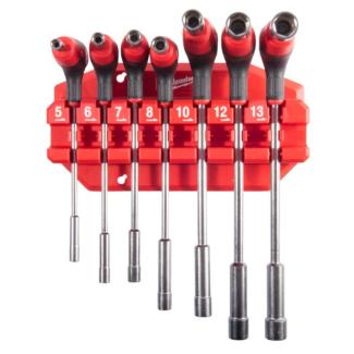 4932498704 - Zestaw kluczy nasadowych z uchwytem typu T, 5 - 13 mm (7 szt.)