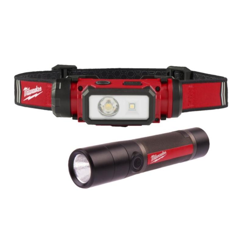 L4 FMHL2LED-302 - Akumulatorowa latarka-czołówka L4 HL2 i latarka akumulatorowa L4 FMLED, 4933499300