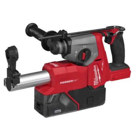 M18 FHACDDE-0C - Wysokowydajna młotowiertarka 4-trybowa SDS-Plus z odsysaczem 18V, FUEL™, w walizce, bez wyposażenia, 4933498586