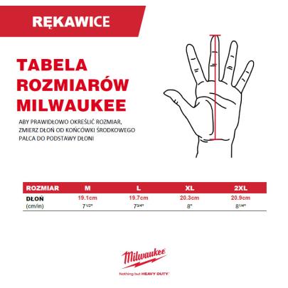 MILWAUKEE - 4932480495 - Cut-resistant 2/B gloves with high levels of manipulation, size XXL/11