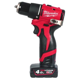 M12 BLPDRC-402C - Kompaktowa wiertarko-wkrętarka udarowa 40 Nm, 12V, 4.0 Ah, w walizce z 2 akumulatorami i ładowarką, 4933500424