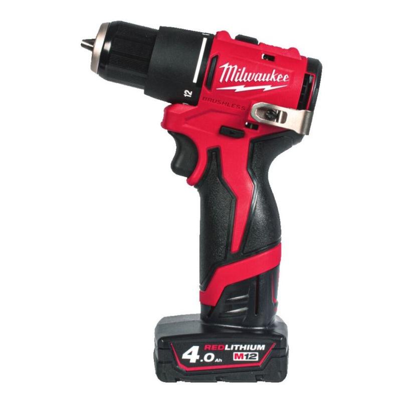 M12 BLPDRC-402C - Kompaktowa wiertarko-wkrętarka udarowa 40 Nm, 12V, 4.0 Ah, w walizce z 2 akumulatorami i ładowarką, 4933500424