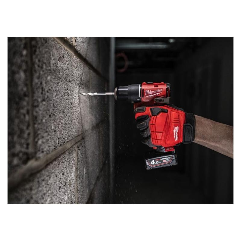 M12 BLPDRC-402C - Kompaktowa wiertarko-wkrętarka udarowa 40 Nm, 12V, 4.0 Ah, w walizce z 2 akumulatorami i ładowarką, 4933500424