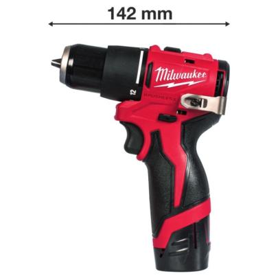 M12 BLPDRC-202C - Kompaktowa wiertarko-wkrętarka udarowa 40 Nm, 12V, 2.0 Ah, w walizce z 2 akumulatorami i ładowarką, 4933500422