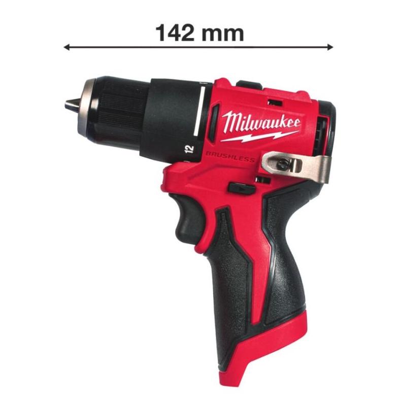 M12 BLPDRC-0 - Kompaktowa wiertarko-wkrętarka udarowa 40 Nm, 12 V, bez wyposażenia, 4933500421