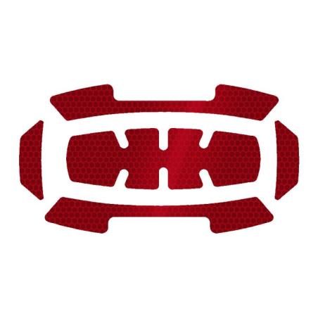 4932499123 - Naklejki odblaskowe czerwone na hełm ochronny BOLT™ (5 szt.)