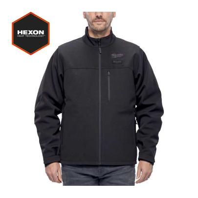M12 HJBL6-0 (XXL) - Kurtka podgrzewana męska HEXON, czarna, M12™ Li-ion 12 V, rozmiar XXL, 4932493823