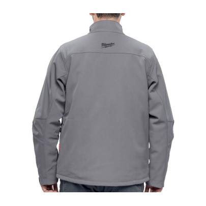 M12 HJGR6-0 (L) - Kurtka podgrzewana męska HEXON, szara, M12™ Li-ion 12 V, rozmiar L, 4932493827