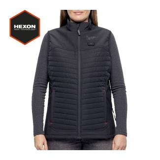 M12 HPVLBL3-0 (M) - Kamizelka podgrzewana damska pikowana HEXON, czarna, M12™ Li-ion 12 V, rozmiar M, 4932493853