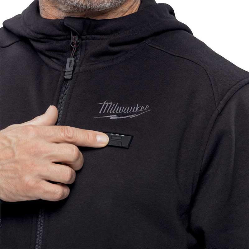 M12 HHBL5-0 (XXXL) - Bluza podgrzewana męska HEXON, czarna, M12™ Li-ion 12 V, rozmiar XXXL, 4932499192