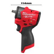 M12 FSCIWF38-0 - Subkompaktowy klucz udarowy 3/8", 271 Nm, 12 V, FUEL™, w walizce, bez wyposażenia, 4933498969