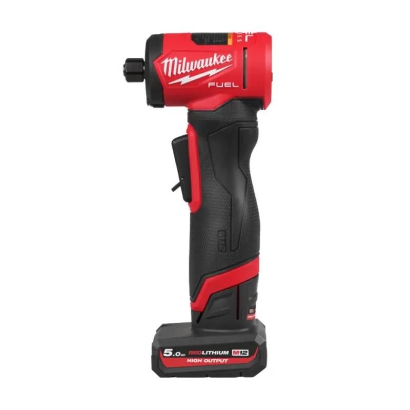 M12 FDGA2-522BA - Szlifierka kątowa trzpieniowa 76 mm, 12 V, 2,5 Ah i 5.0 Ah, FUEL™, w torbie + ładowarka, 2 wiertła, 4933500525