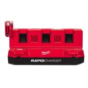 M18 MPC6EU - Szybka ładowarka 6 portowa PACKOUT™ M18™, 18 V, 2.0, 4.0, 5.0, 3.0, 6.0, 8.0 & 12.0 Ah, 4932498551