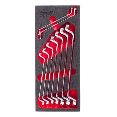 4932499086 - Moduł kluczy oczkowo-płaskich odsadzonych 6x7 - 21x23 mm (9 szt.), wkładka piankowa