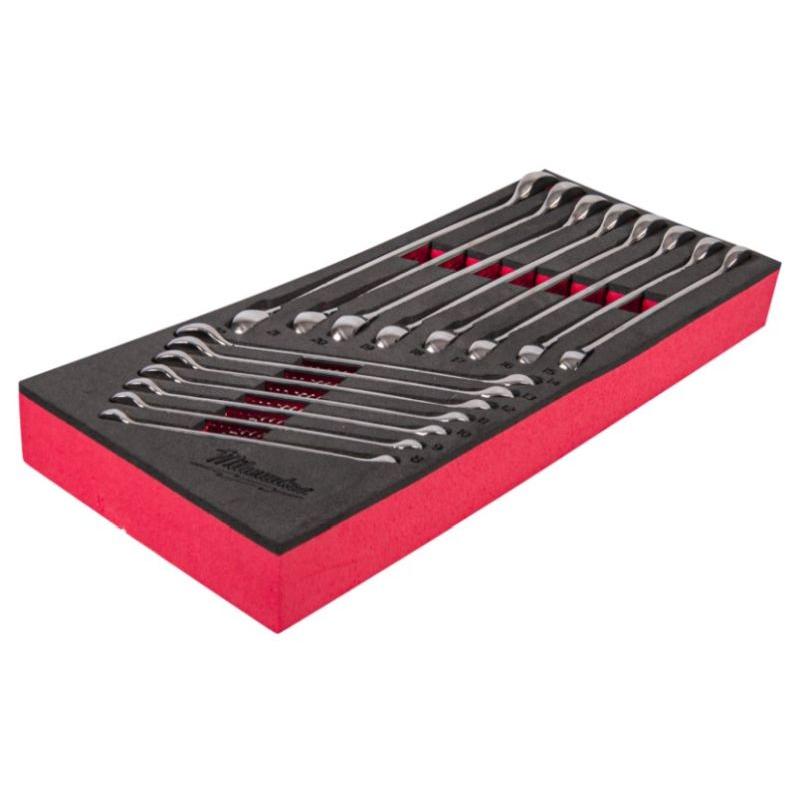 4932499086 - Moduł kluczy oczkowych odsadzonych 6x7 - 21x23 mm (9 szt.), wkładka piankowa