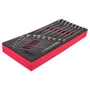 4932499086 - Moduł kluczy oczkowo-płaskich odsadzonych 6x7 - 21x23 mm (9 szt.), wkładka piankowa