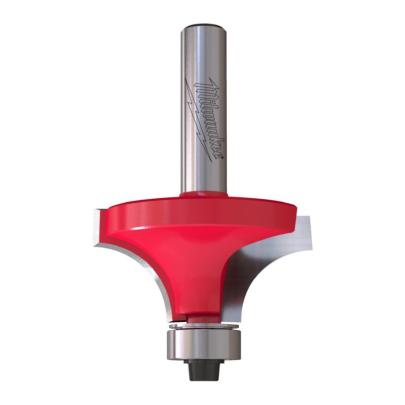 4932501030 - Frez do zaokrąglania krawędzi do drewna z węglikiem spiekanym, trzpień 8 mm, R12,7, 38,1 x 19/61 mm