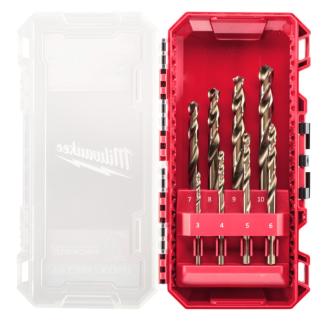 4932499256 - Red Cobalt HSS-G metal drill bit set, 3–10 mm (8 pcs)