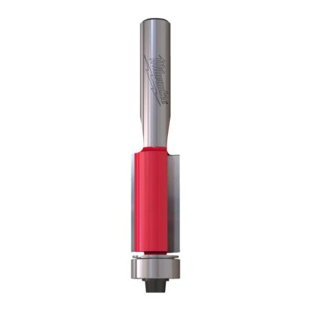 4932500930 - -3° parallel trimming cutter for wood with carbide, 8 mm shank, 12.7 x 25.4/70.7 mm