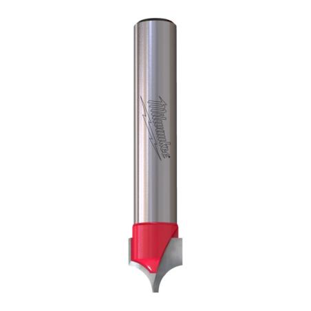 4932500962 - Frez dekoracyjny do drewna z węglikiem spiekanym, trzpień 8 mm, R5, 10/1,3 x 10/50 mm