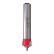 4932500962 - Frez dekoracyjny do drewna z węglikiem spiekanym, trzpień 8 mm, R5, 10/1,3 x 10/50 mm