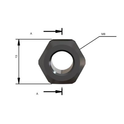 4932501081 - Nakrętka do frezu M8, S7