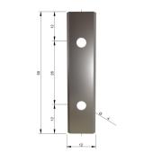 4932501072 - Noże z węglika spiekanego do frezów K4, 50 x 12 x 1,5 mm (10 szt.)
