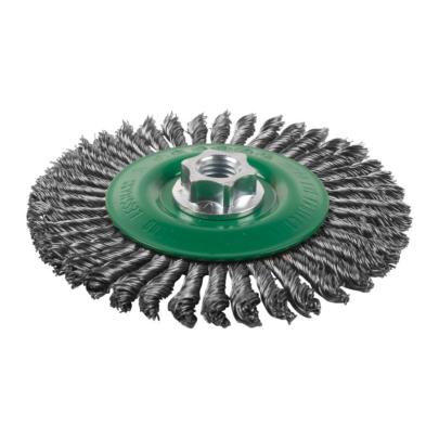 4932501743 - M14 wire brush disc, 125x6 mm, 0.5 mm bonded stainless steel, for 115 and 125 mm angle grinders (1 pc.)